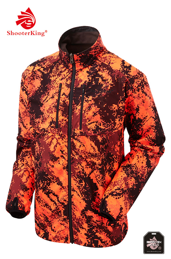 SHOOTERKING Digitex Softshell Wendejacke Blaze Camo