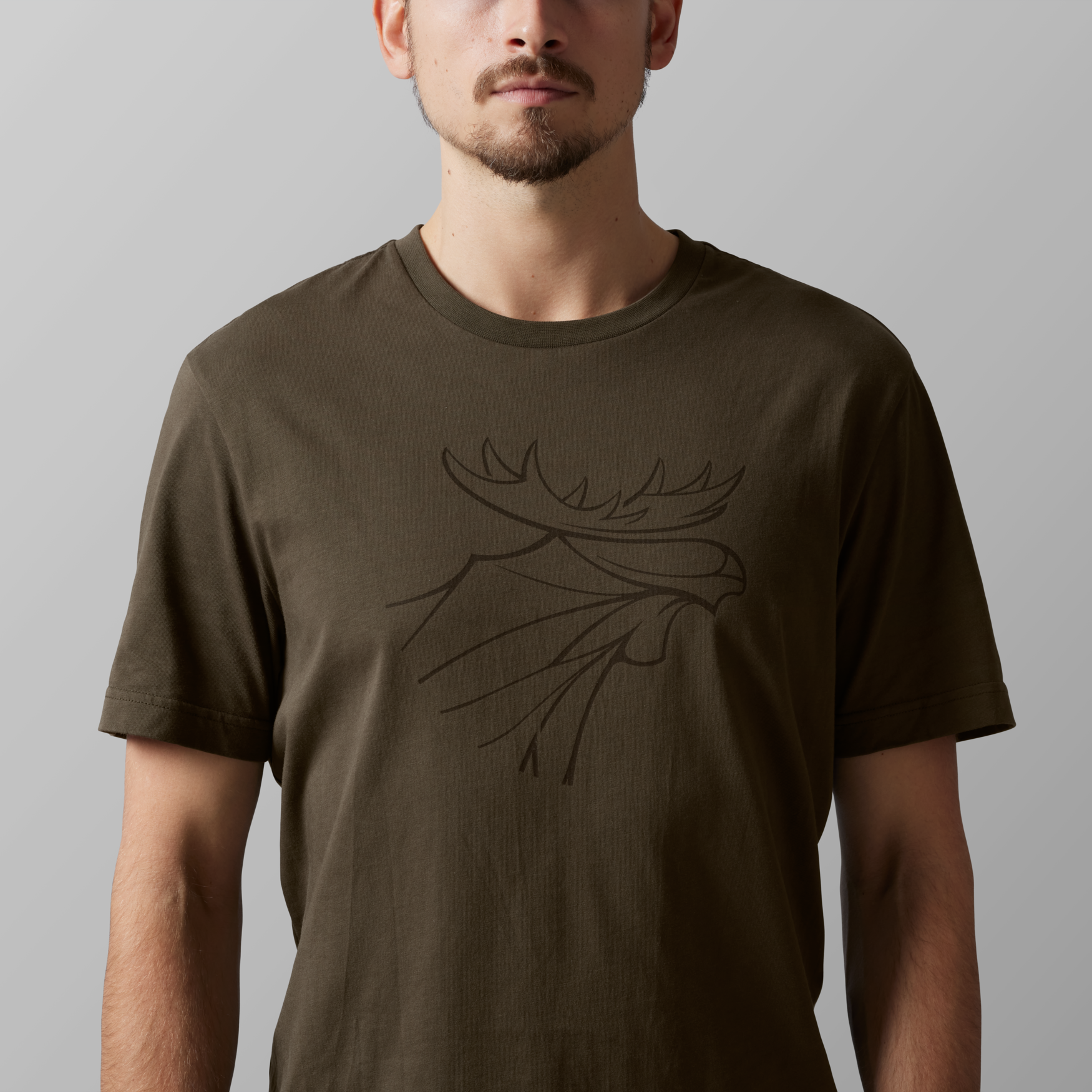 Härkila Graphic T-Shirt 2-Pack Willow Green/ Grey