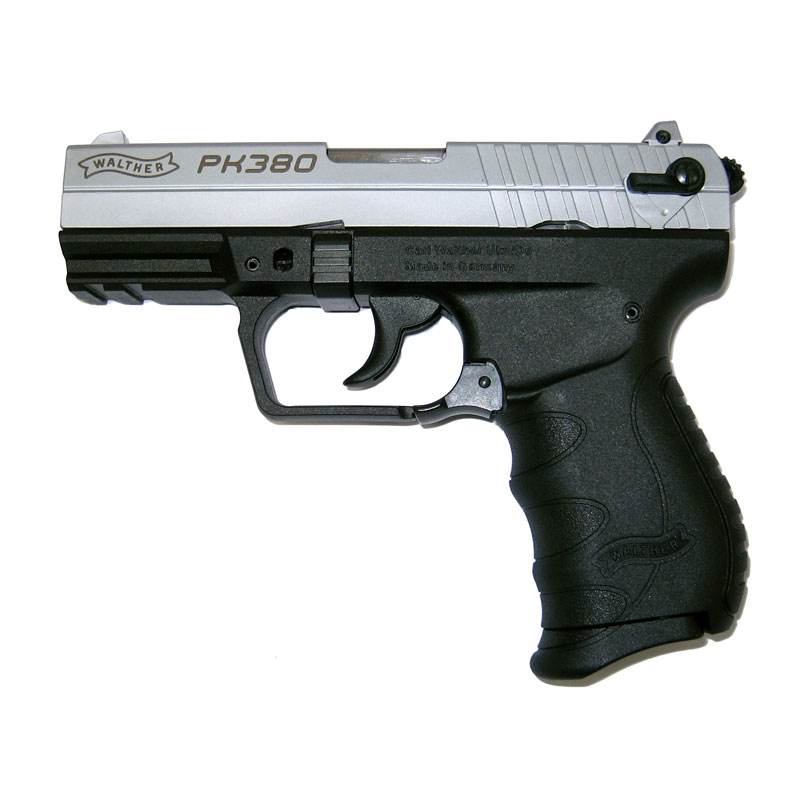 WALTHER PK 380 Nickel 9mm kurz 
