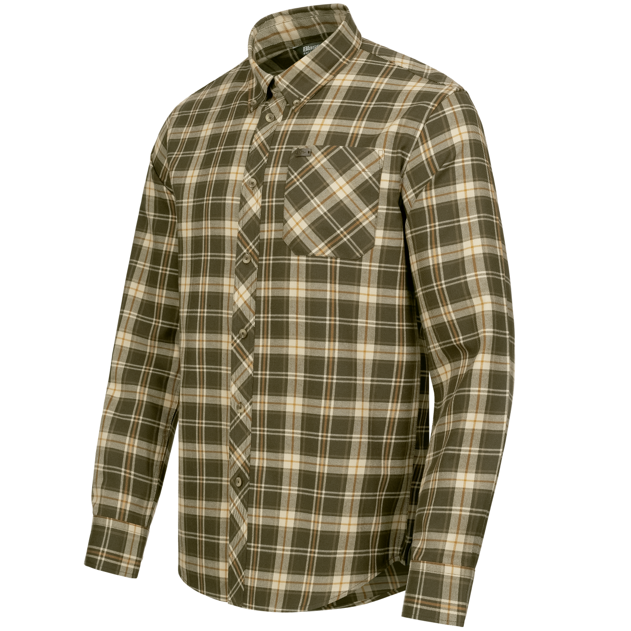 Blaser Herren Hemd Louie braun/orange karriert  