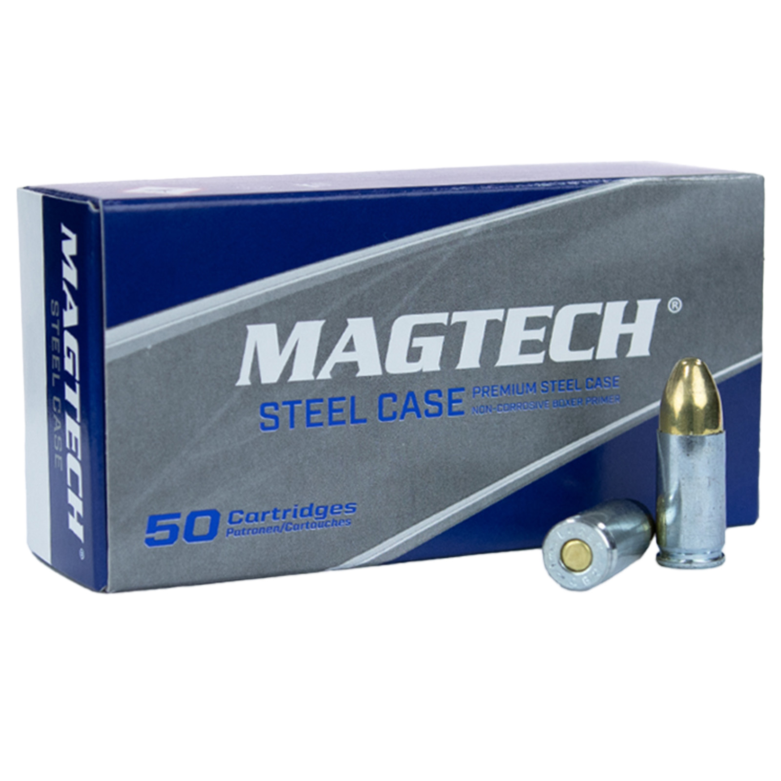 MAGTECH 9mm Luger FMJ 124grs Steel