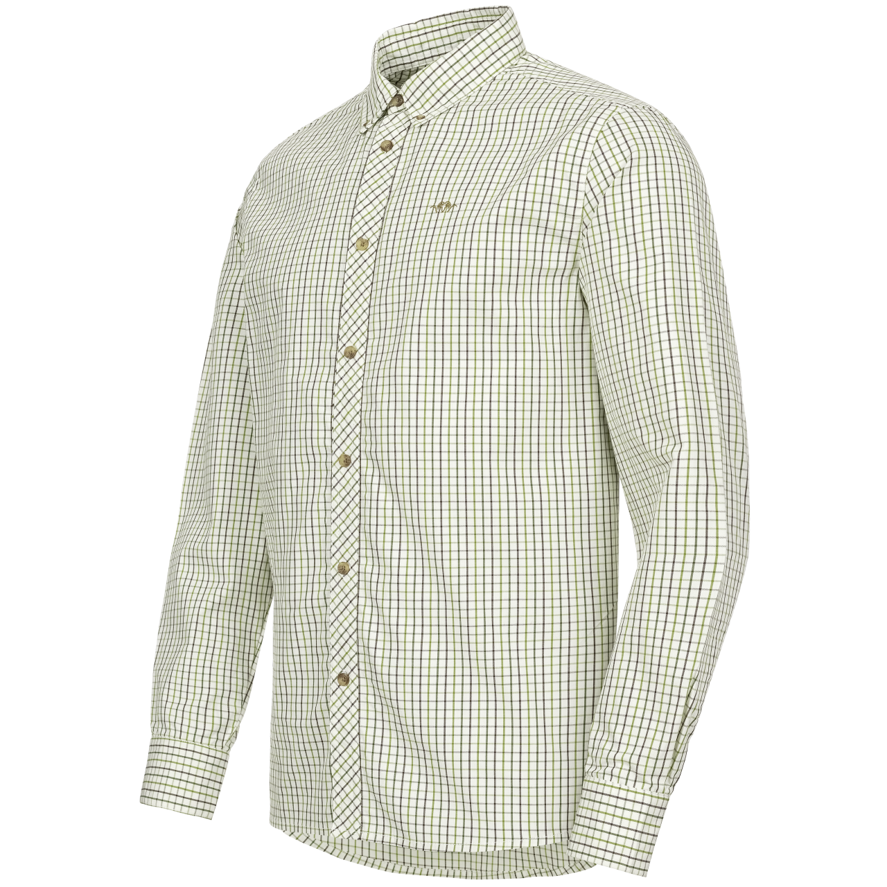 Blaser Herren Hemd Tristan 22 oliv/beige kariert