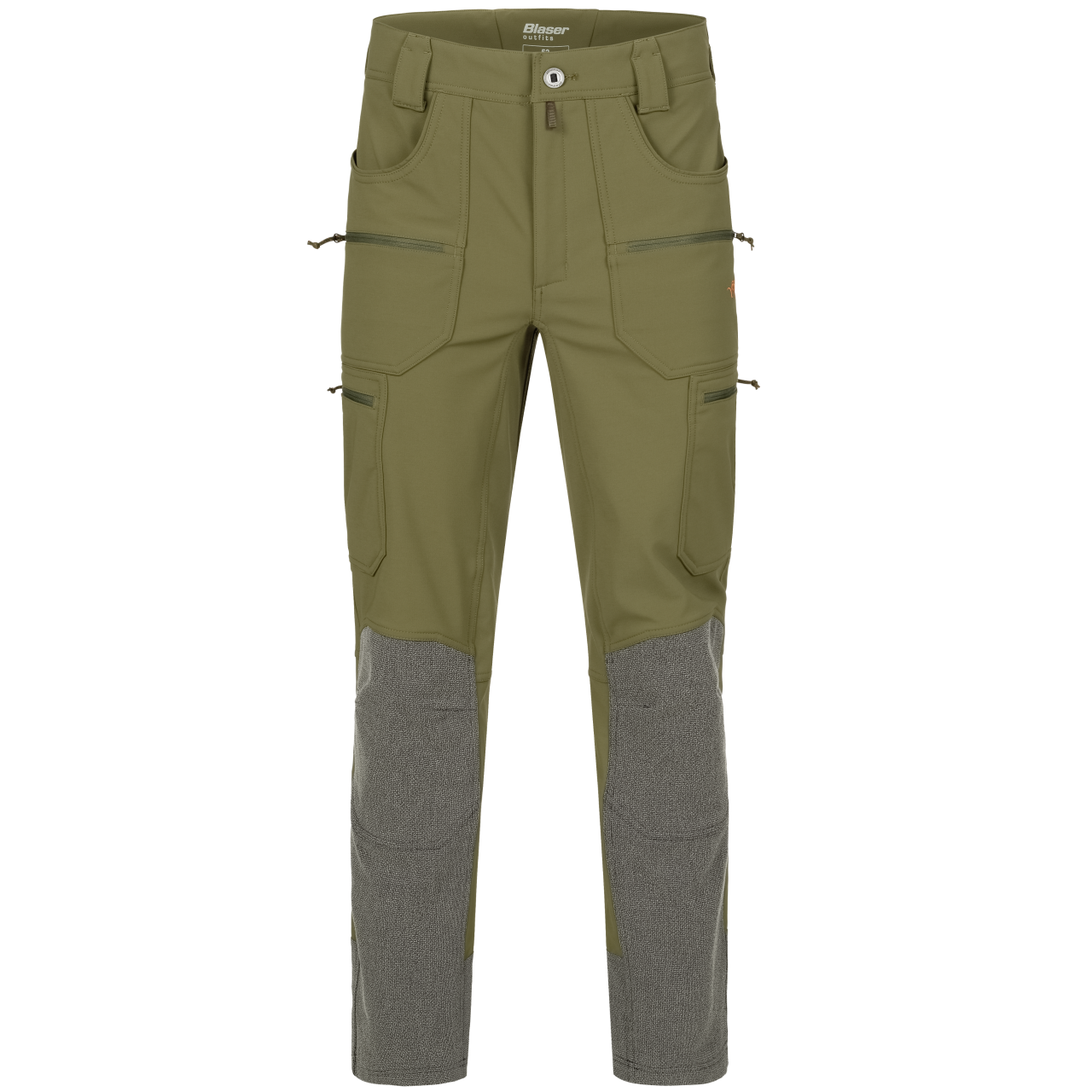 Blaser Herren Tackle Softshell Hose dunkel - oliv