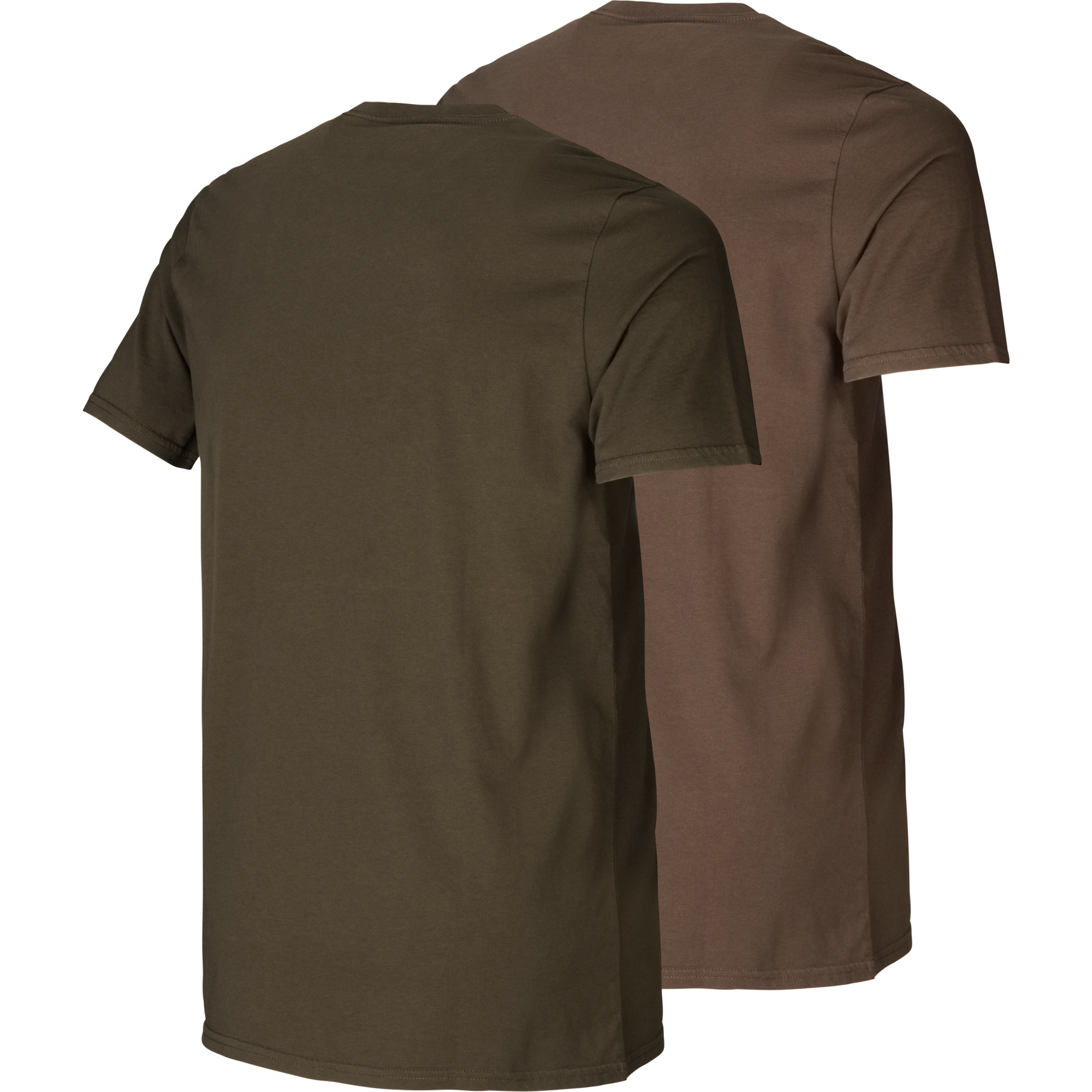 Härkila Graphic T-Shirt 2-Pack Willow Green/ Slate Brown