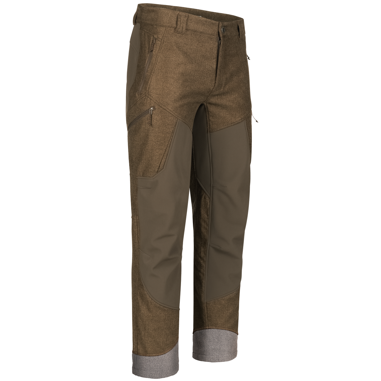 Blaser Herren VINTAGE Whizz Softshell Hose dunkelbraun / melange