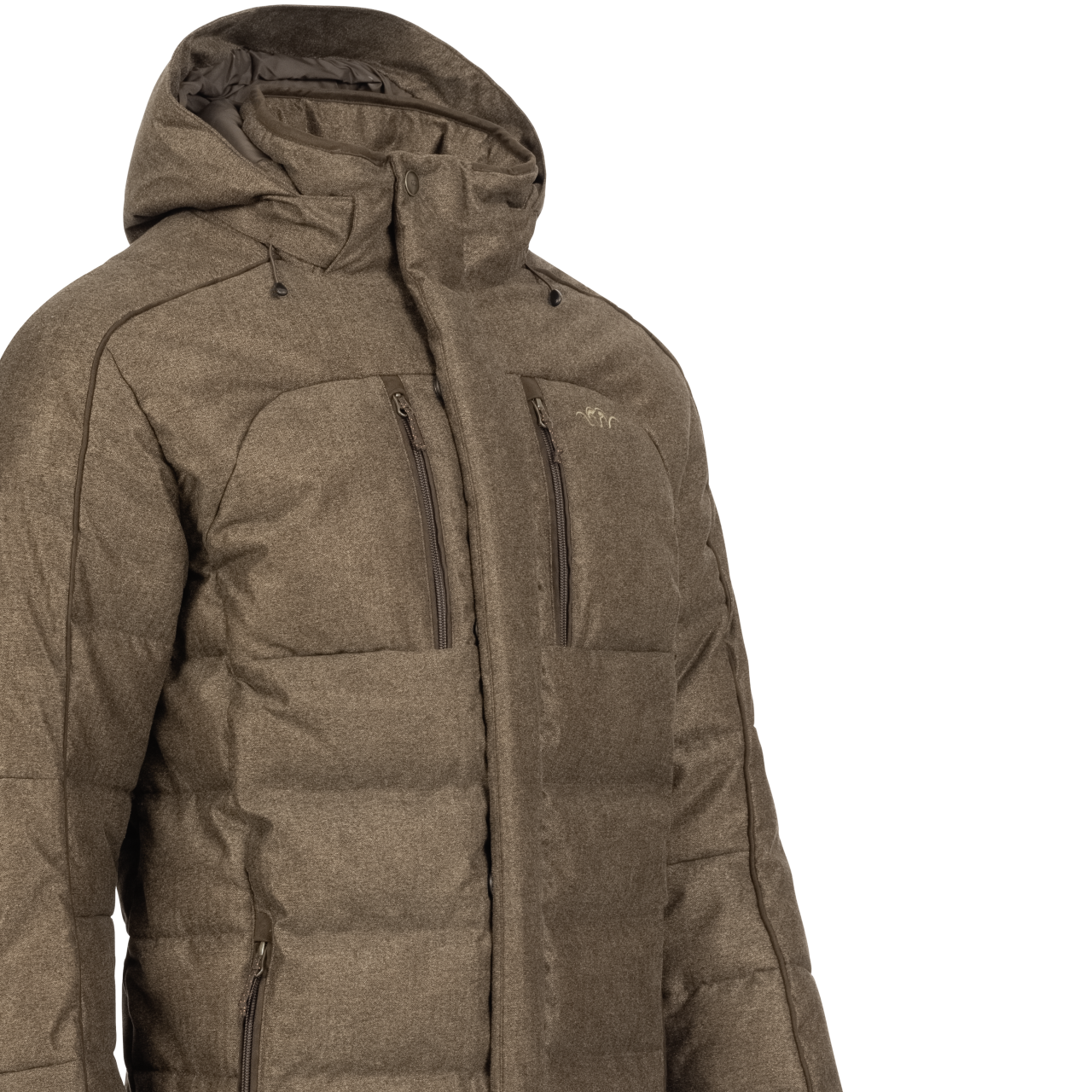 Blaser Herren VINTAGE Radiation Daunen Jacke dunkelbraun melange