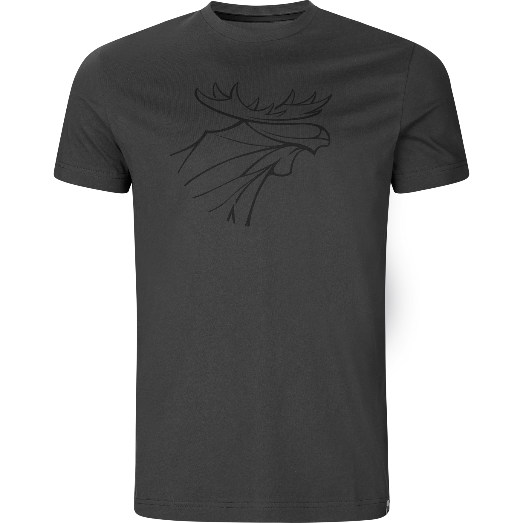 Härkila Graphic T-Shirt 2-Pack Brown Granite/ Phantom