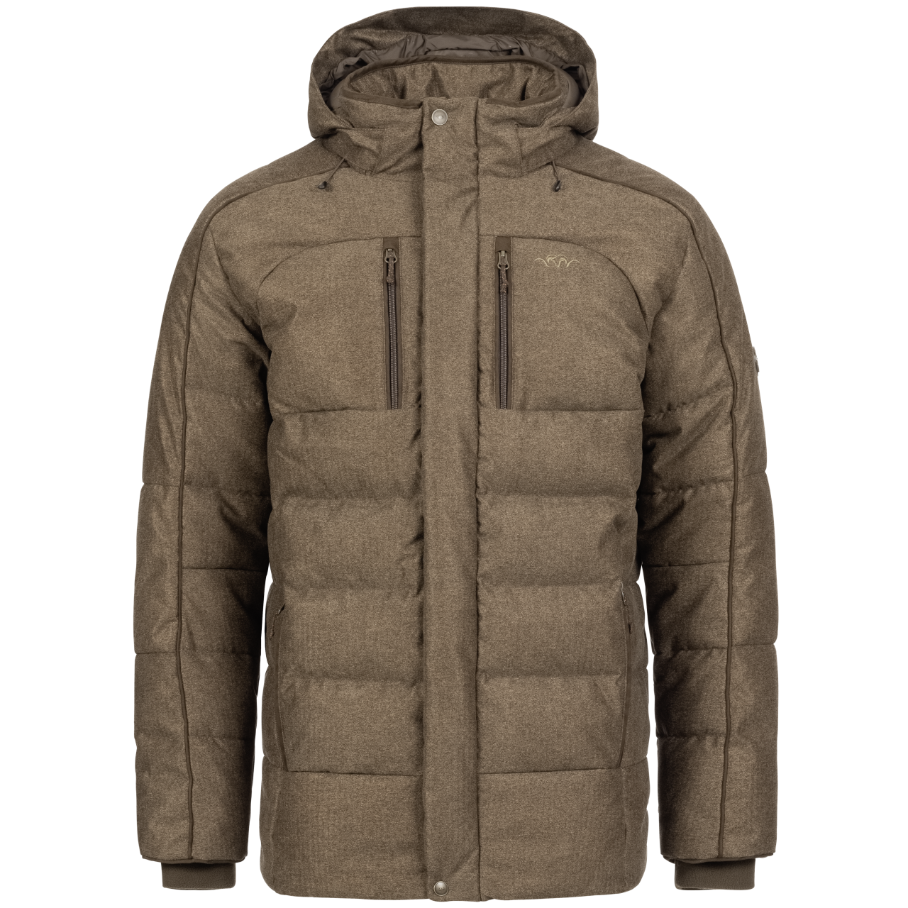 Blaser Herren VINTAGE Radiation Daunen Jacke dunkelbraun melange