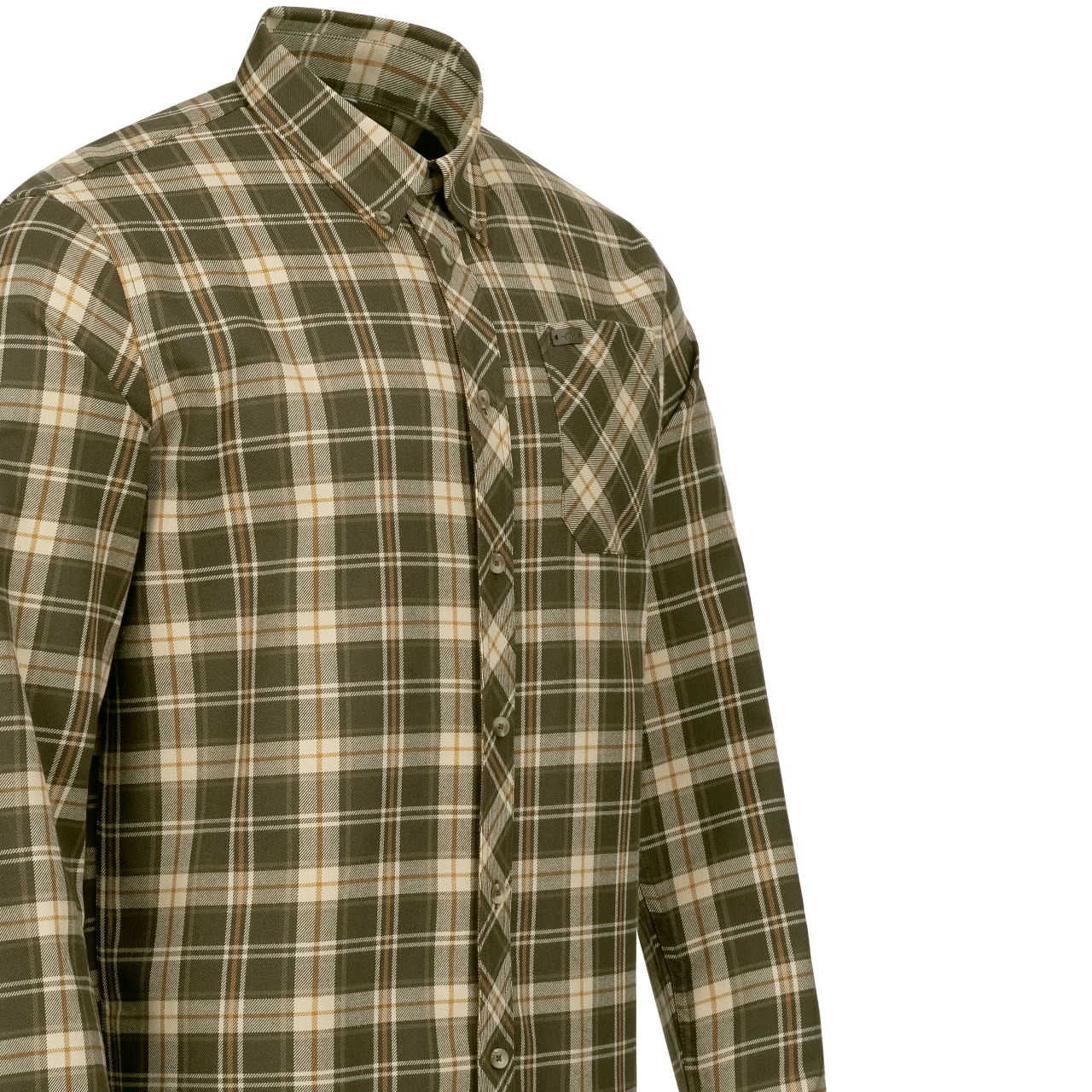 Blaser Herren Hemd Louie braun/orange karriert  