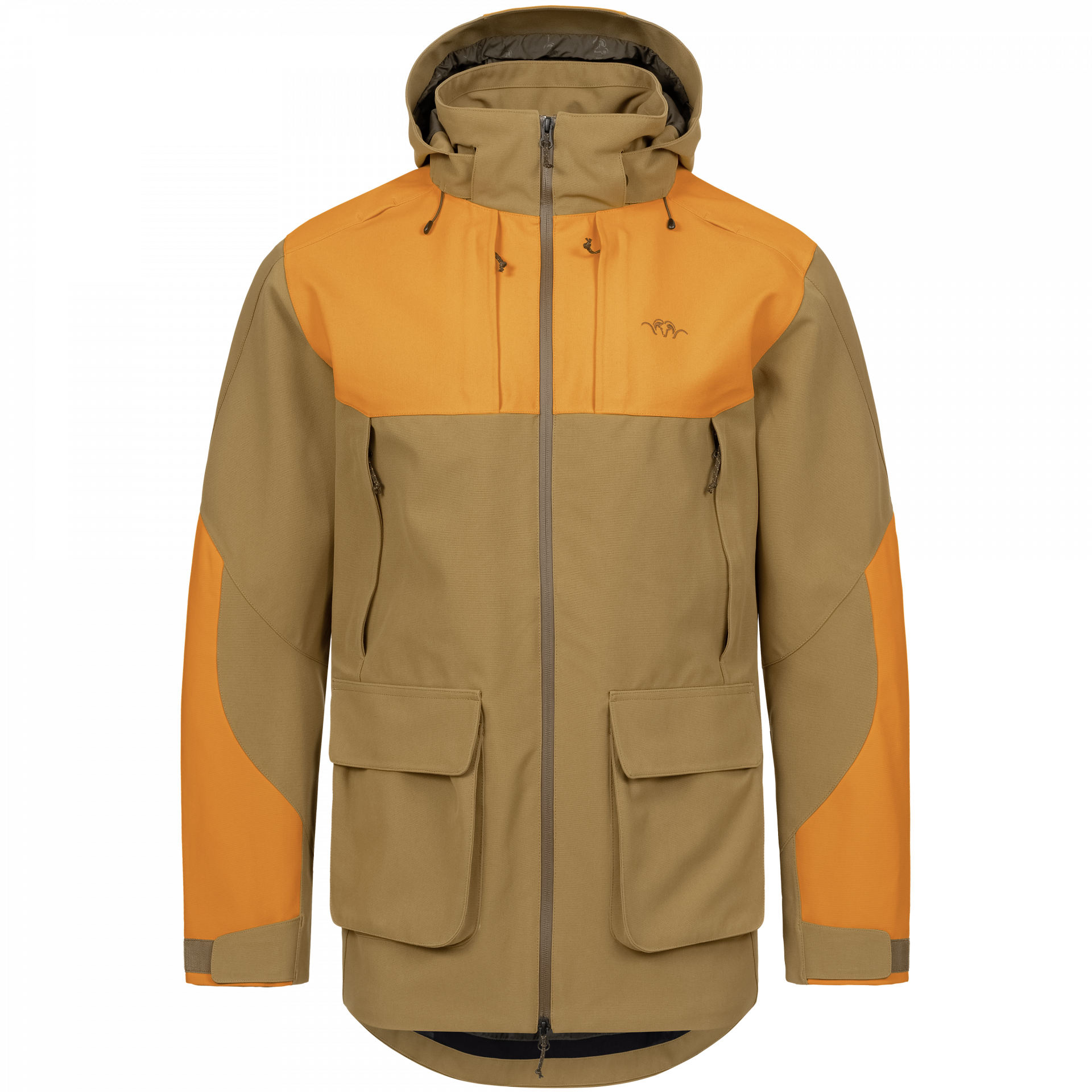 Blaser Herren Striker Jacke rubber braun / blaze orange