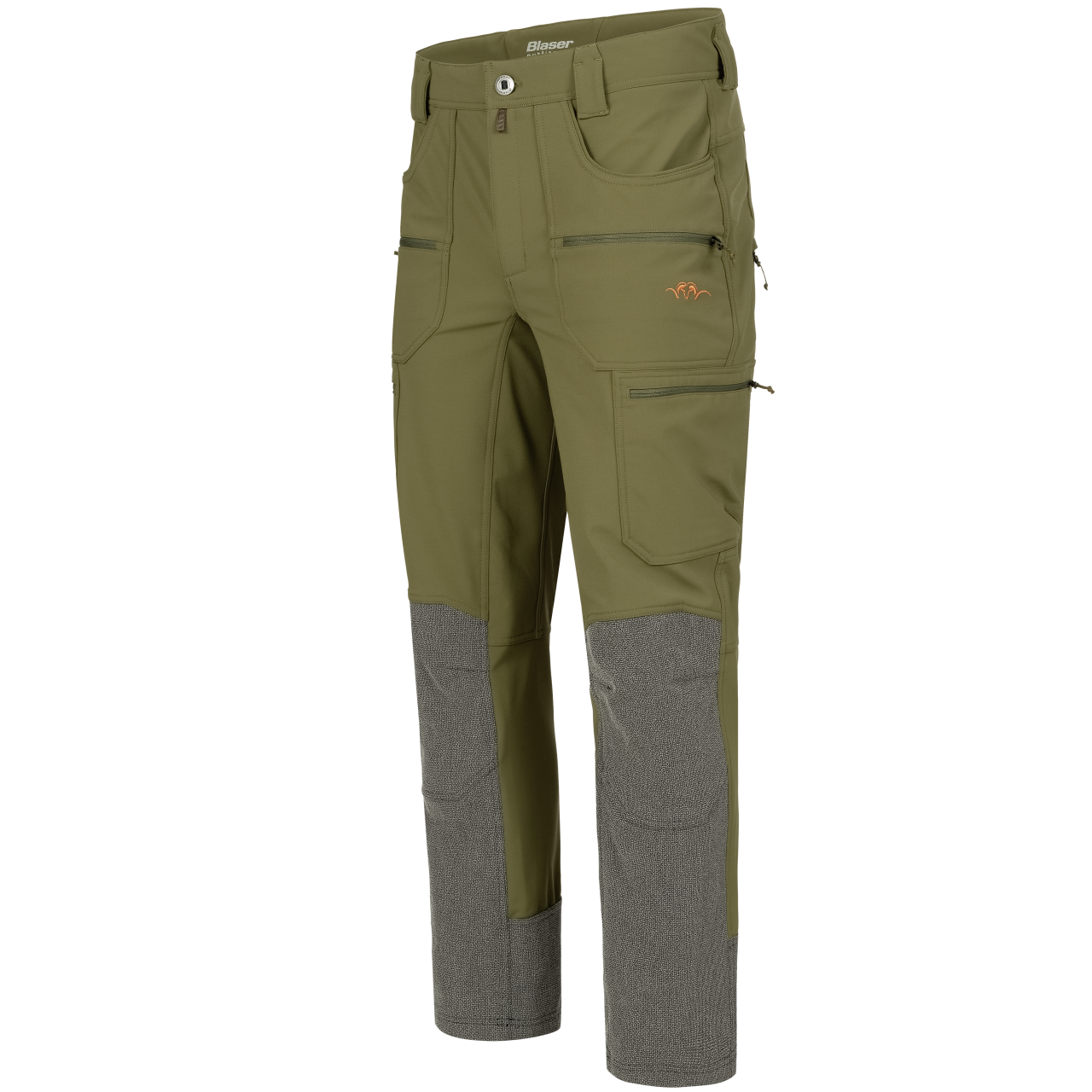 Blaser Herren Tackle Softshell Hose dunkel - oliv