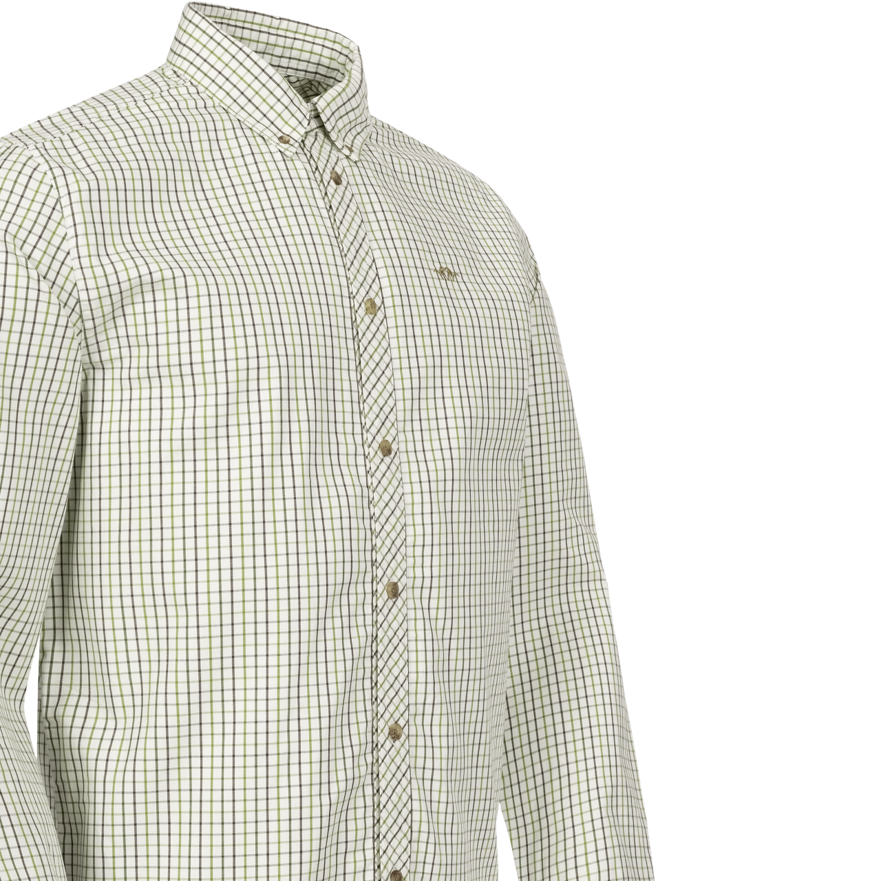 Blaser Herren Hemd Tristan 22 oliv/beige kariert