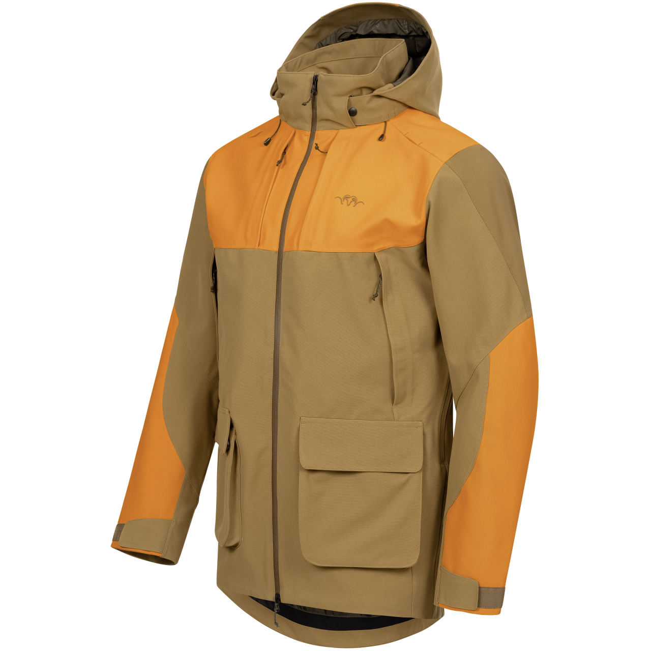 Blaser Herren Striker Jacke rubber braun / blaze orange
