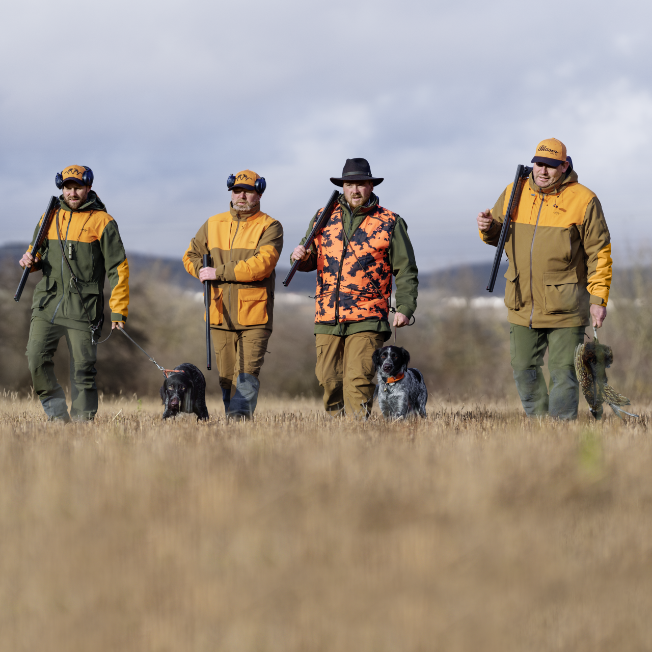 Blaser Herren Tackle Softshell Hose dunkel - oliv