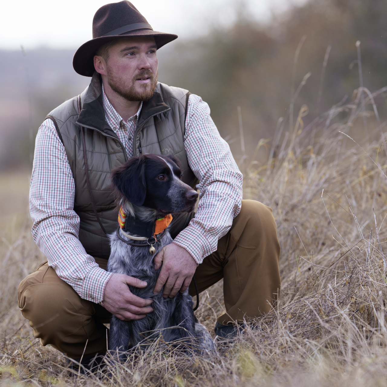 Blaser Herren Hemd Tristan 22 bordeaux/blau kariert