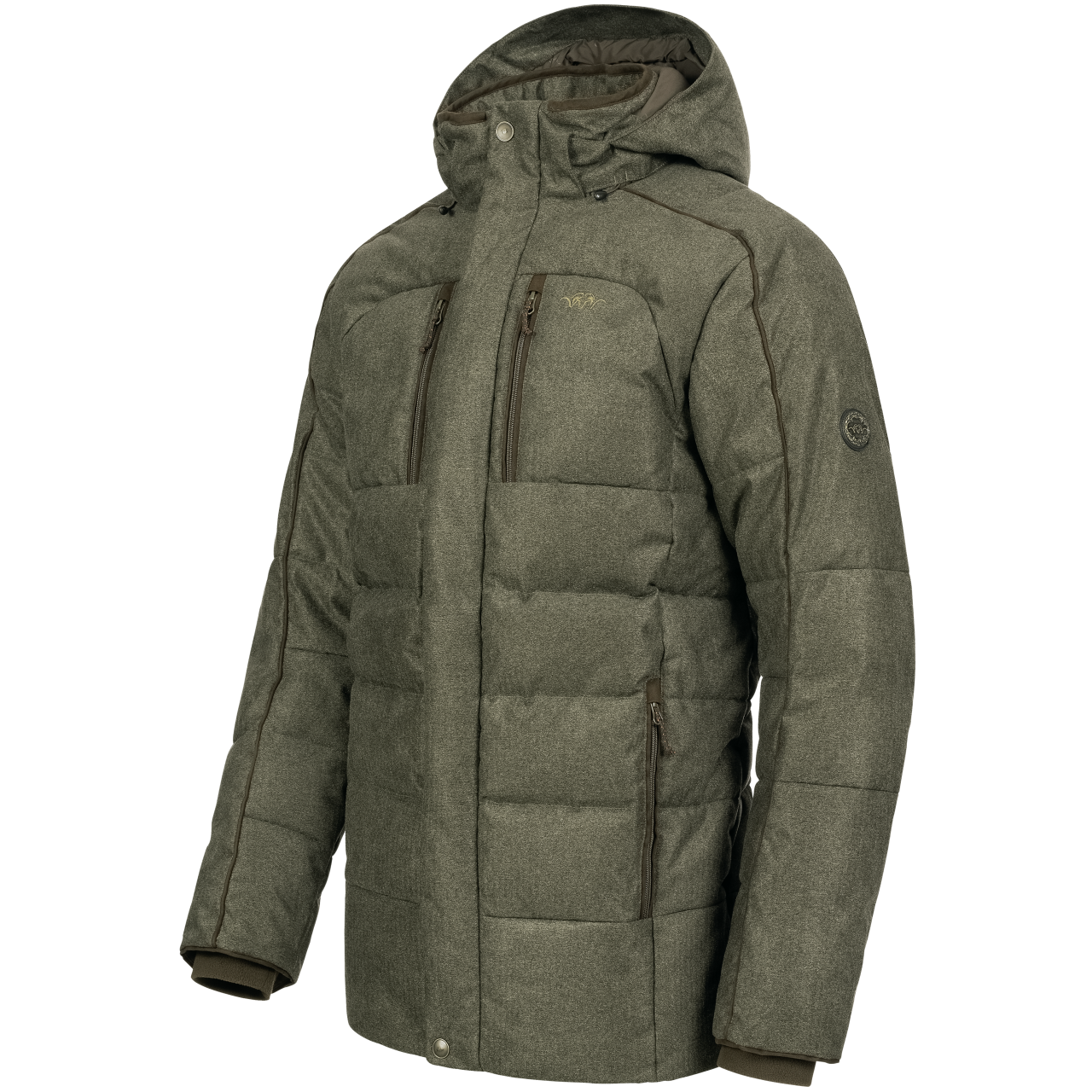 Blaser Herren VINTAGE Radiation Daunen Jacke olive melange / schwarz