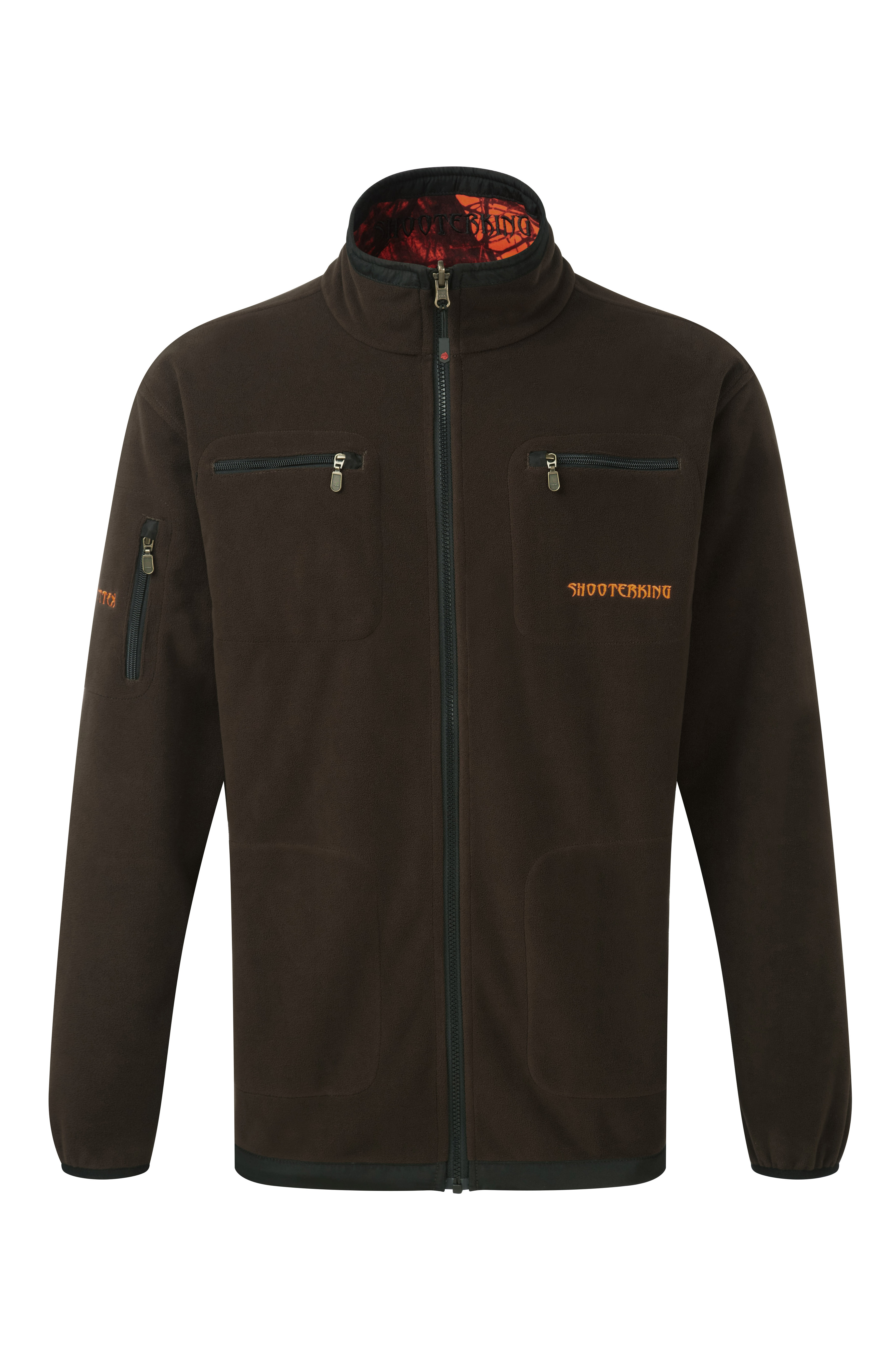 SHOOTERKING Softshell Jacke Mossy Blaze Orange Camo