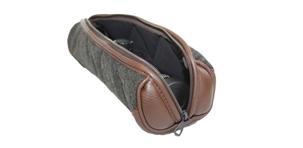 AKAH Zielfernrohrtasche Loden-Elchleder