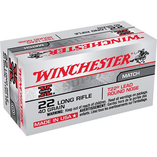 WINCHESTER .22lr Lead Round Nose T22