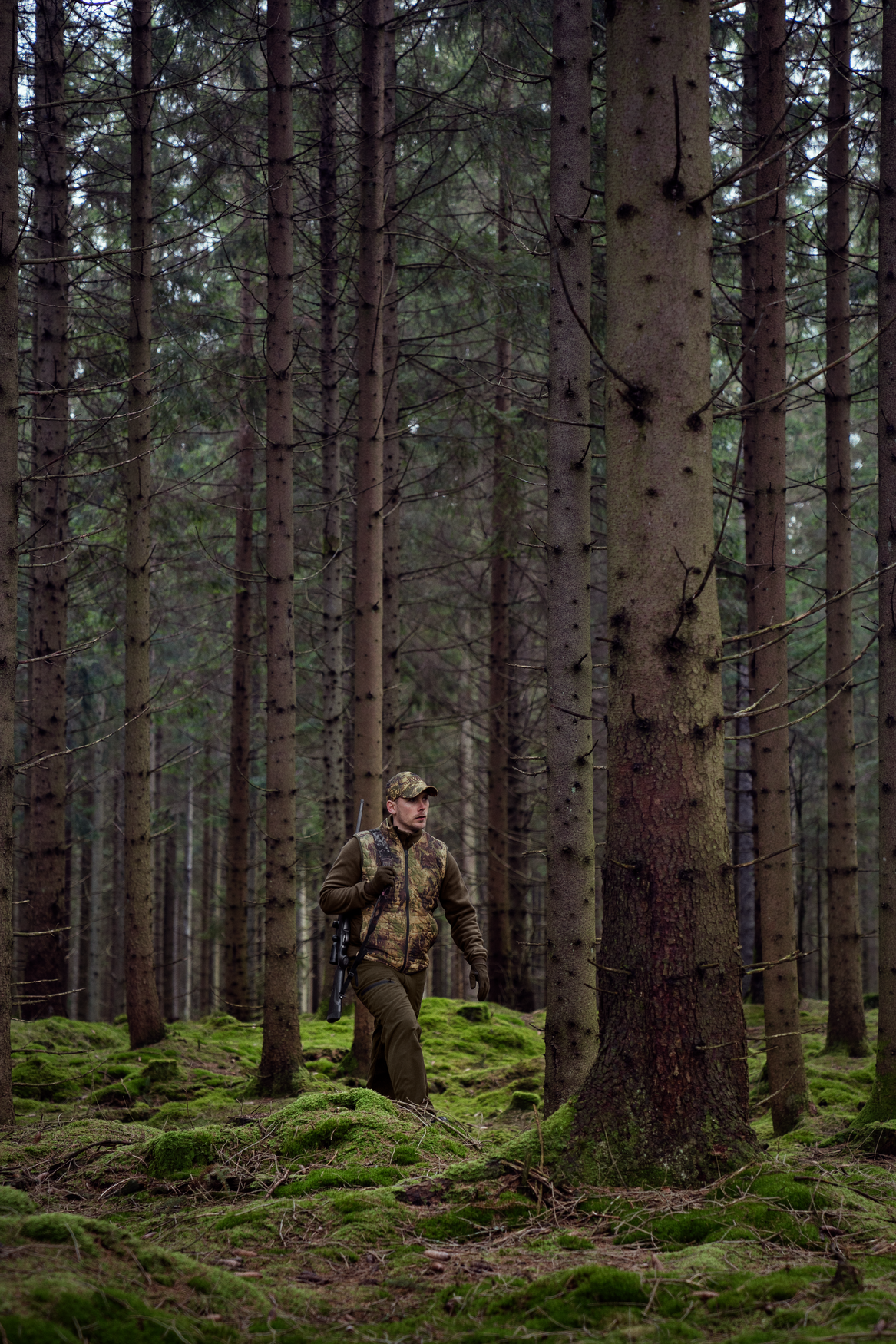 Härkila Deer Stalker Camo Reversible Packable Weste