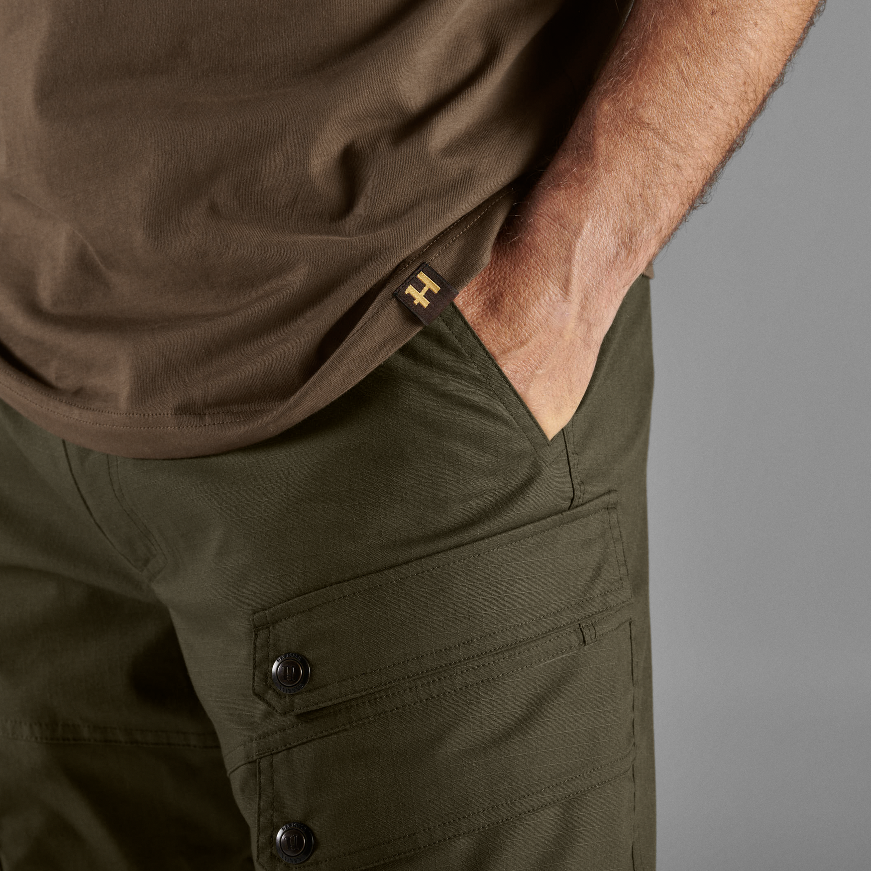Härkila Pro Hunter T-Shirt Slate Brown