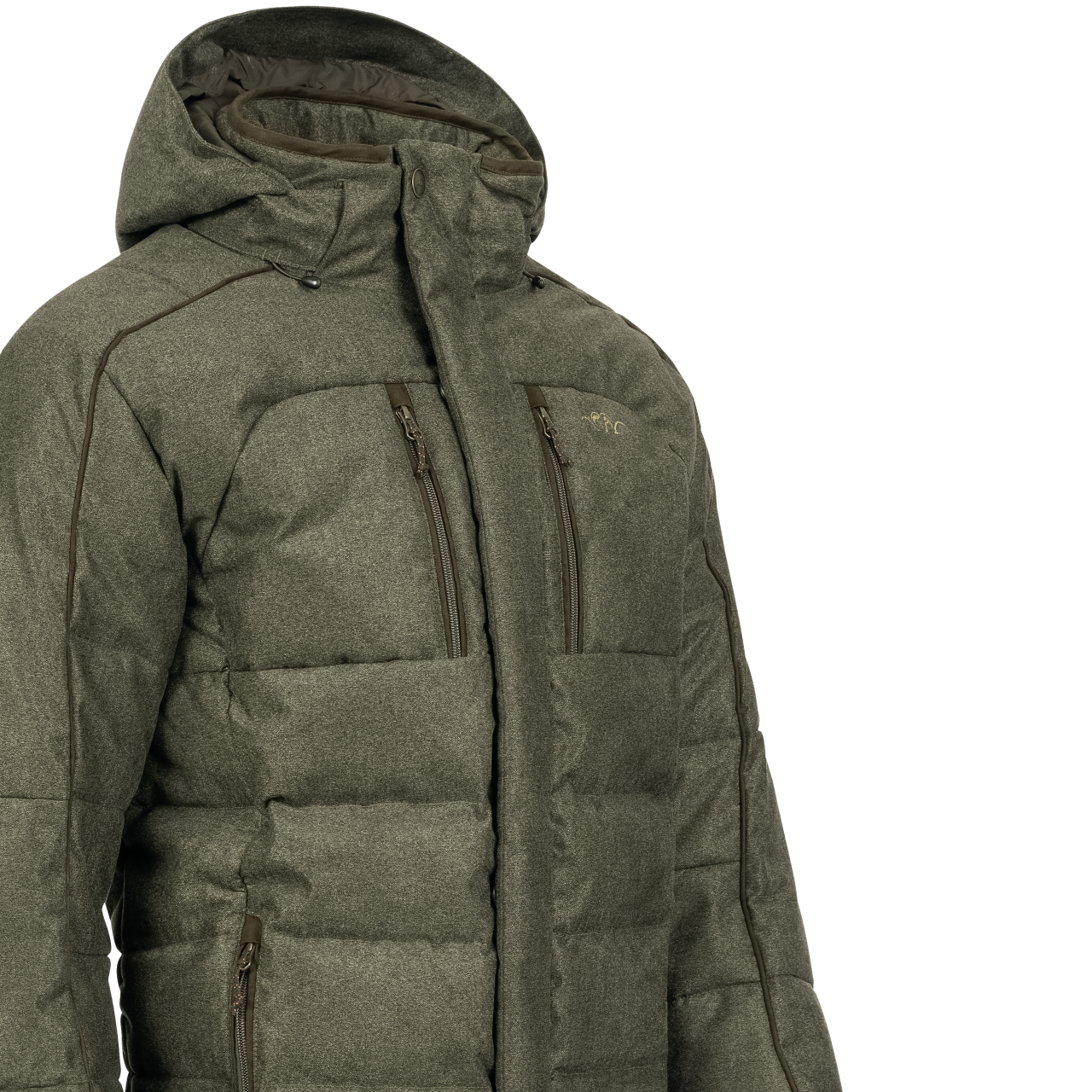 Blaser Herren VINTAGE Radiation Daunen Jacke olive melange / schwarz