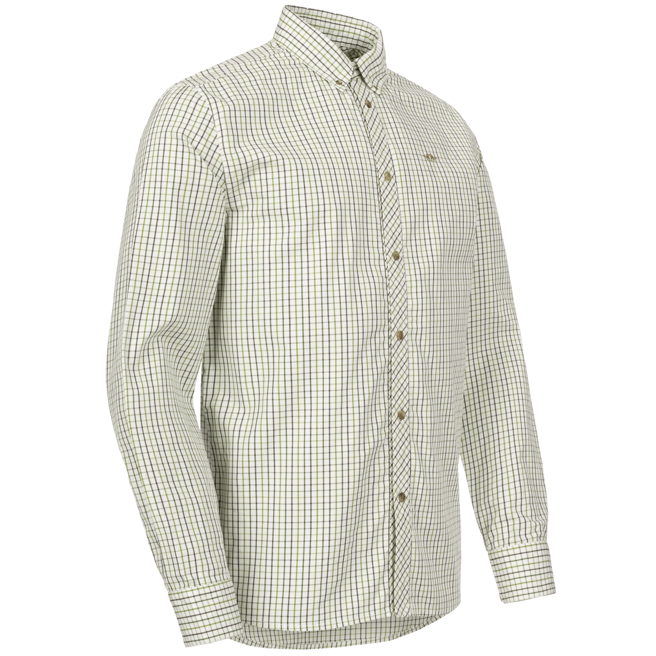 Blaser Herren Hemd Tristan 22 oliv/beige kariert
