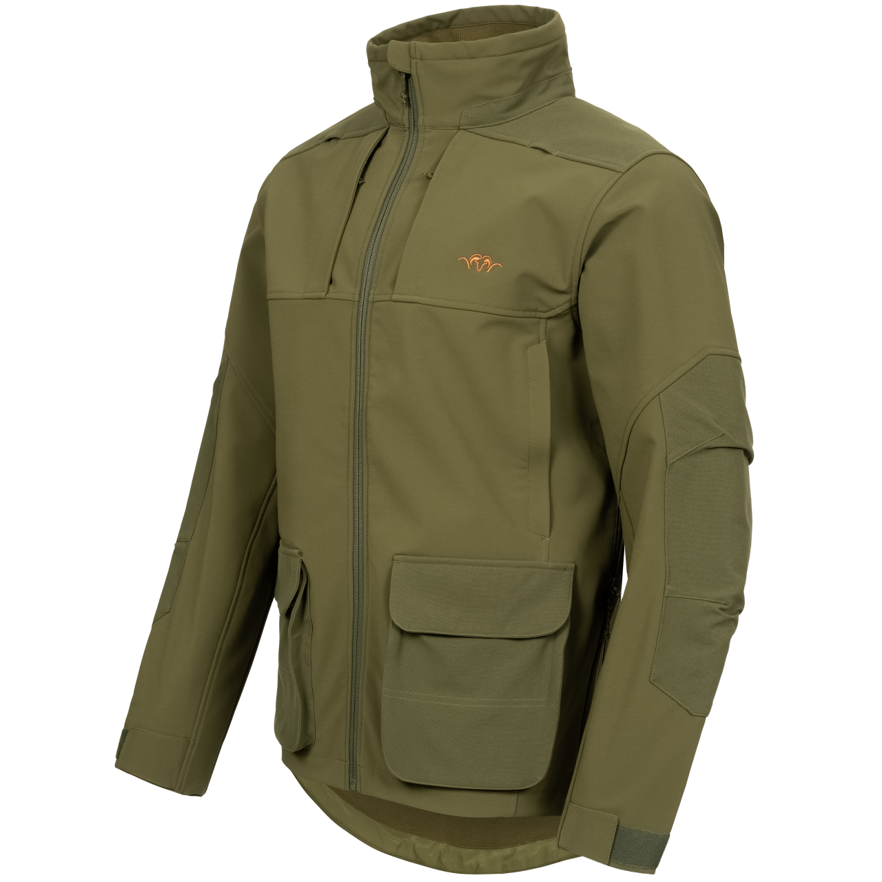 Blaser Herren Tackle Softshell Jacke dunkel olive