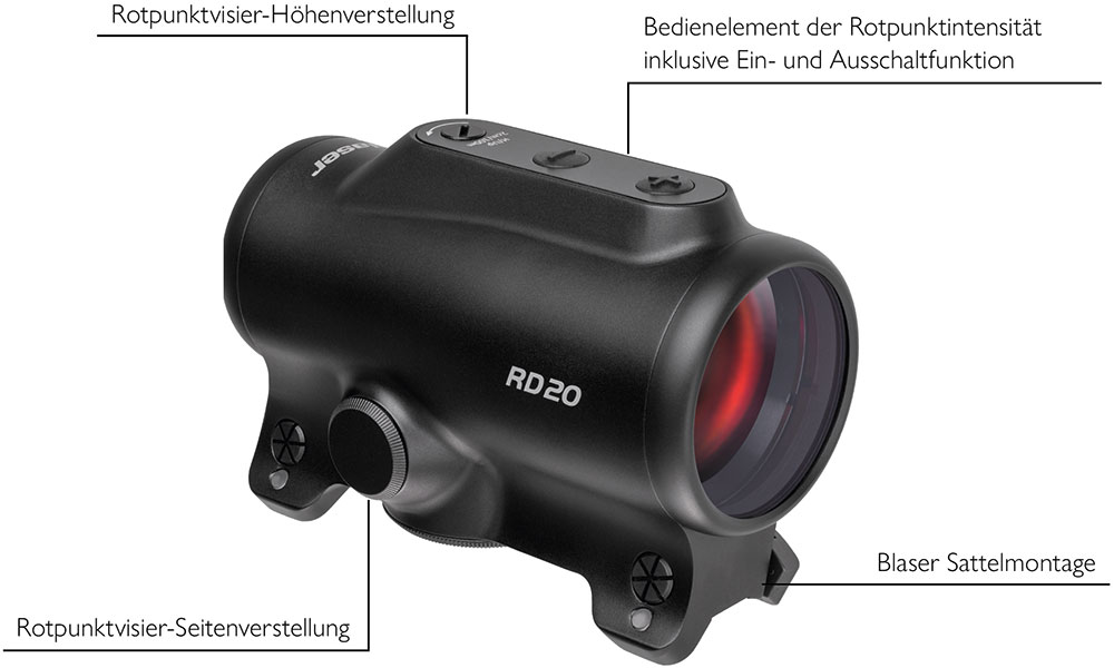 Blaser RD20 Rotpunktvisier