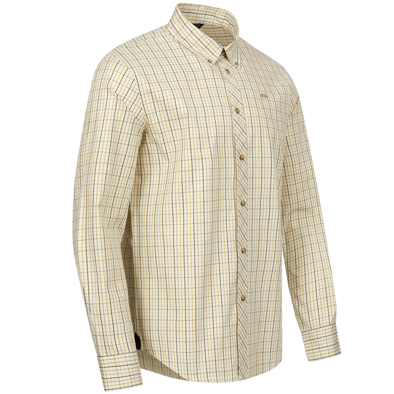 Blaser Herren Hemd Tristan 22 beige/gelb kariert