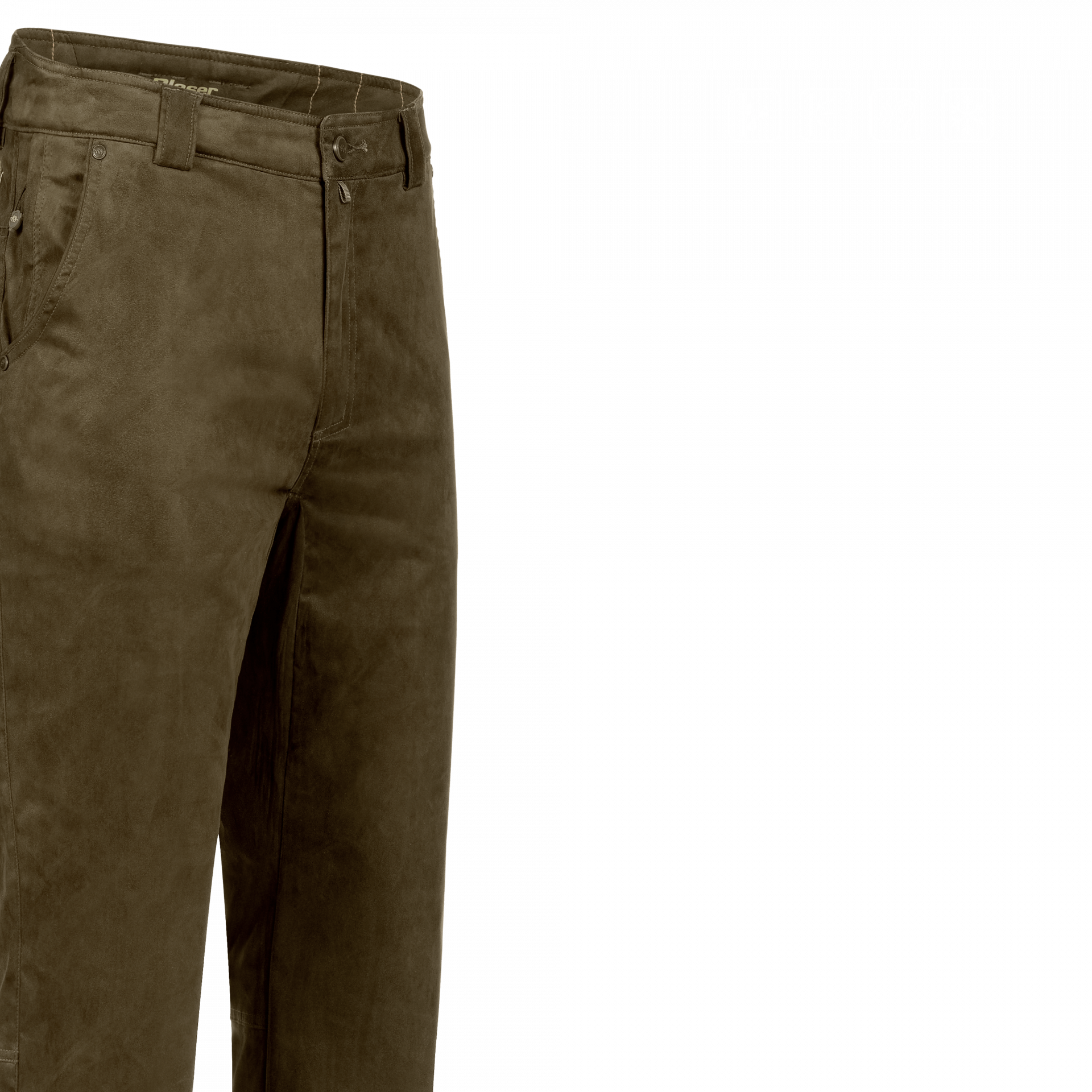 Blaser Marlon - Suede Hose - Braun
