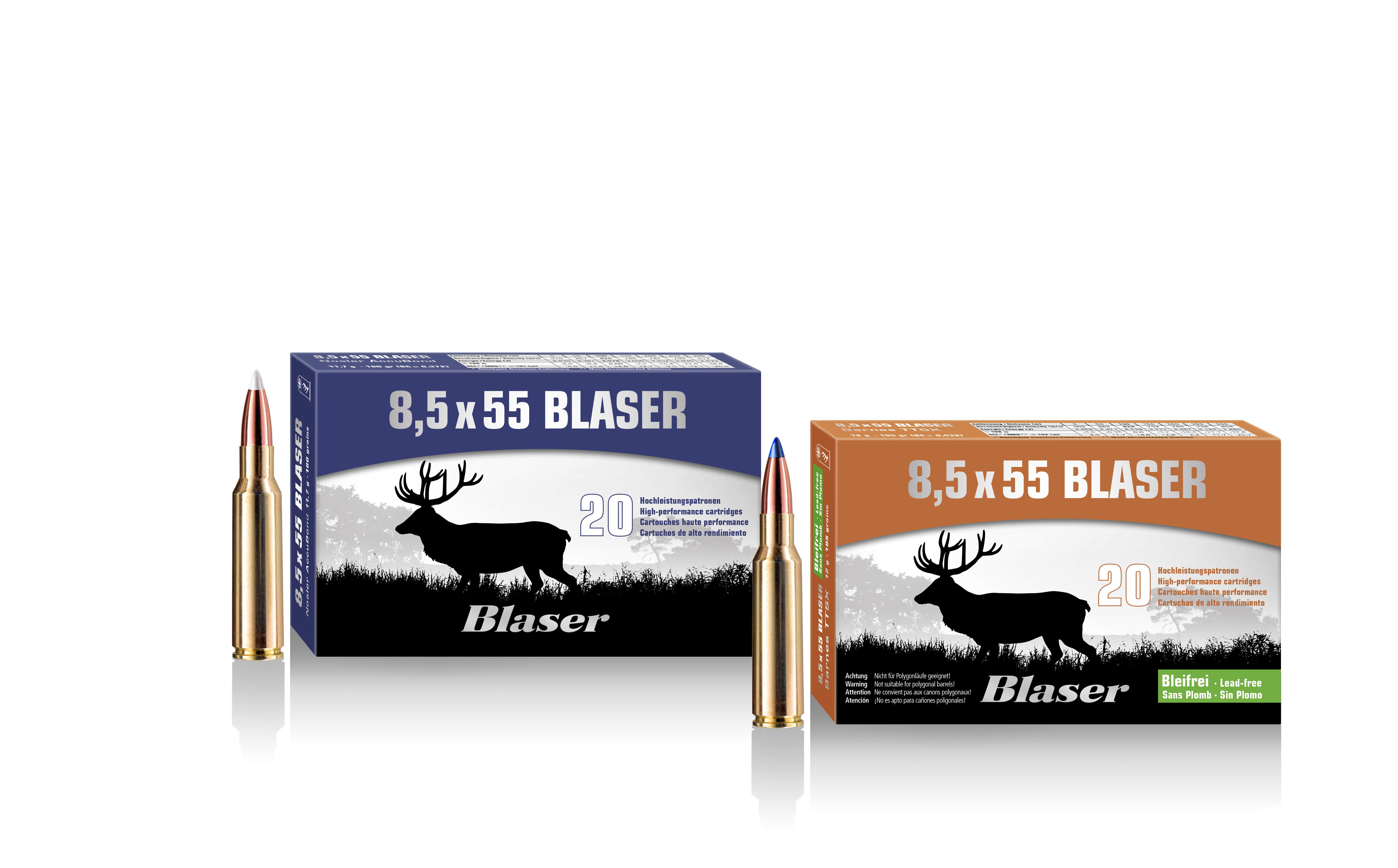 BLASER MUNITION  8,5x55 BLASER 