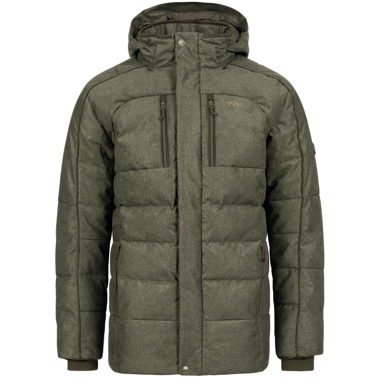 Blaser Herren VINTAGE Radiation Daunen Jacke olive melange / schwarz
