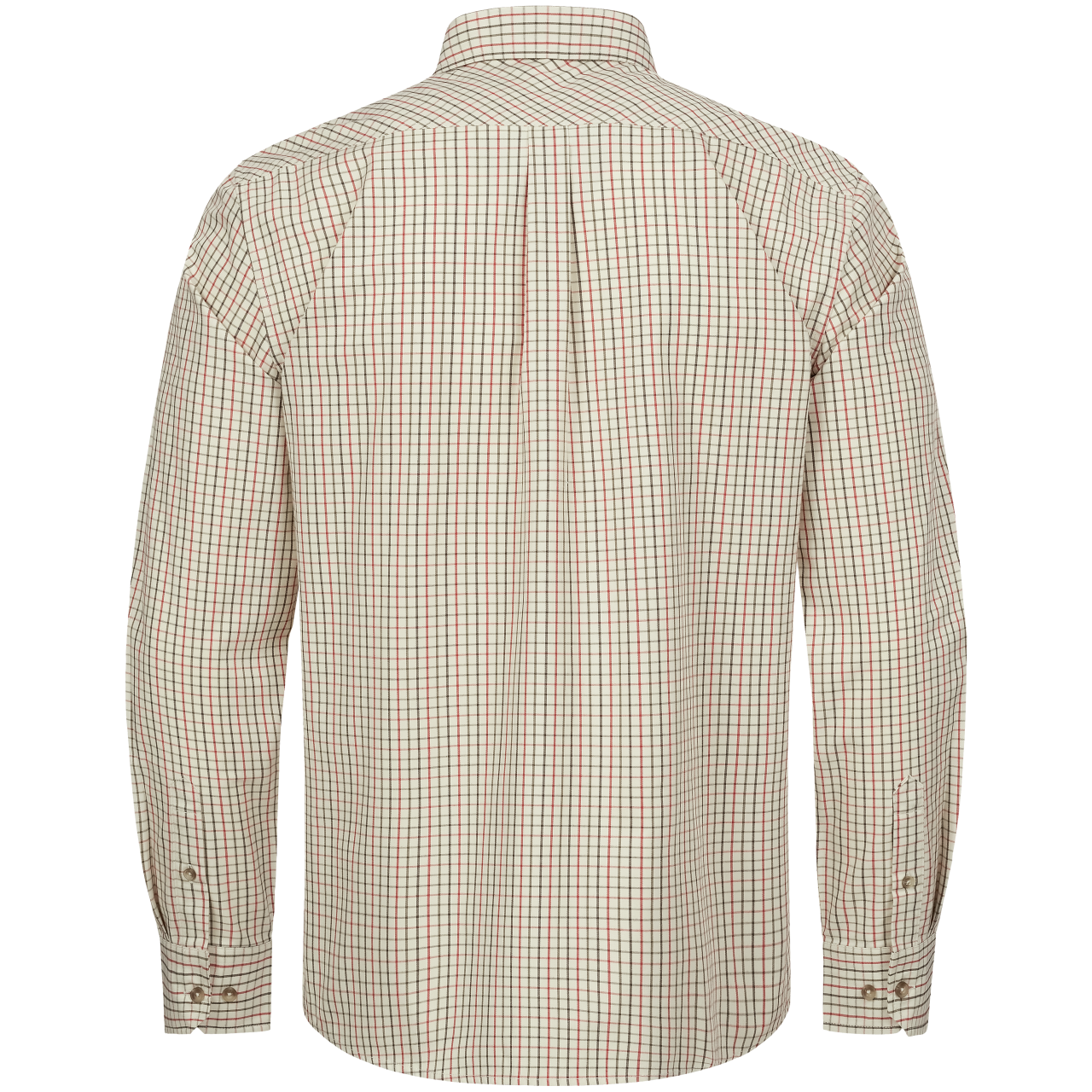 Blaser Herren Hemd Tristan 22 beige/rot kariert
