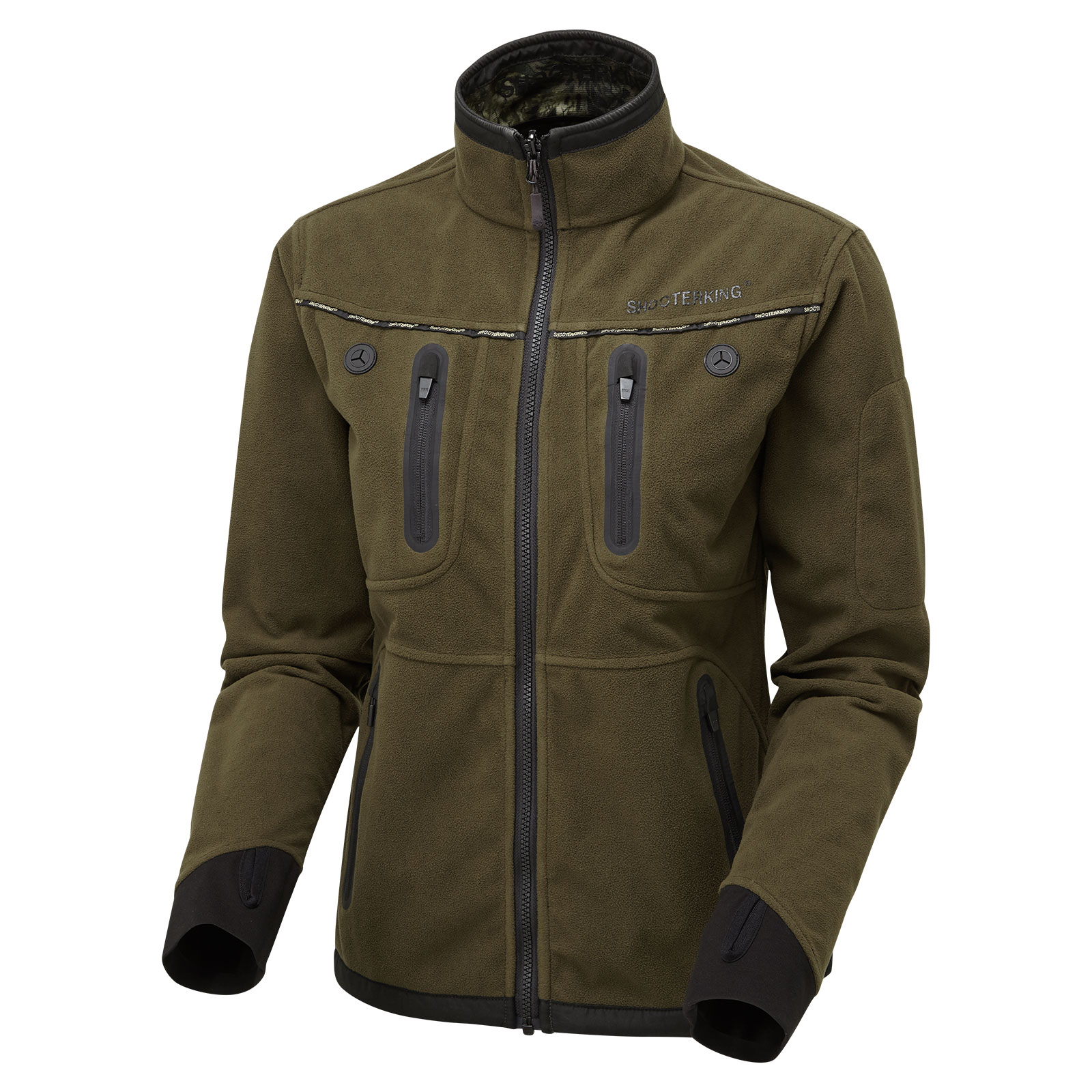 SHOOTERKING Softshell Jacke wendbar Woodlands Camo Damen