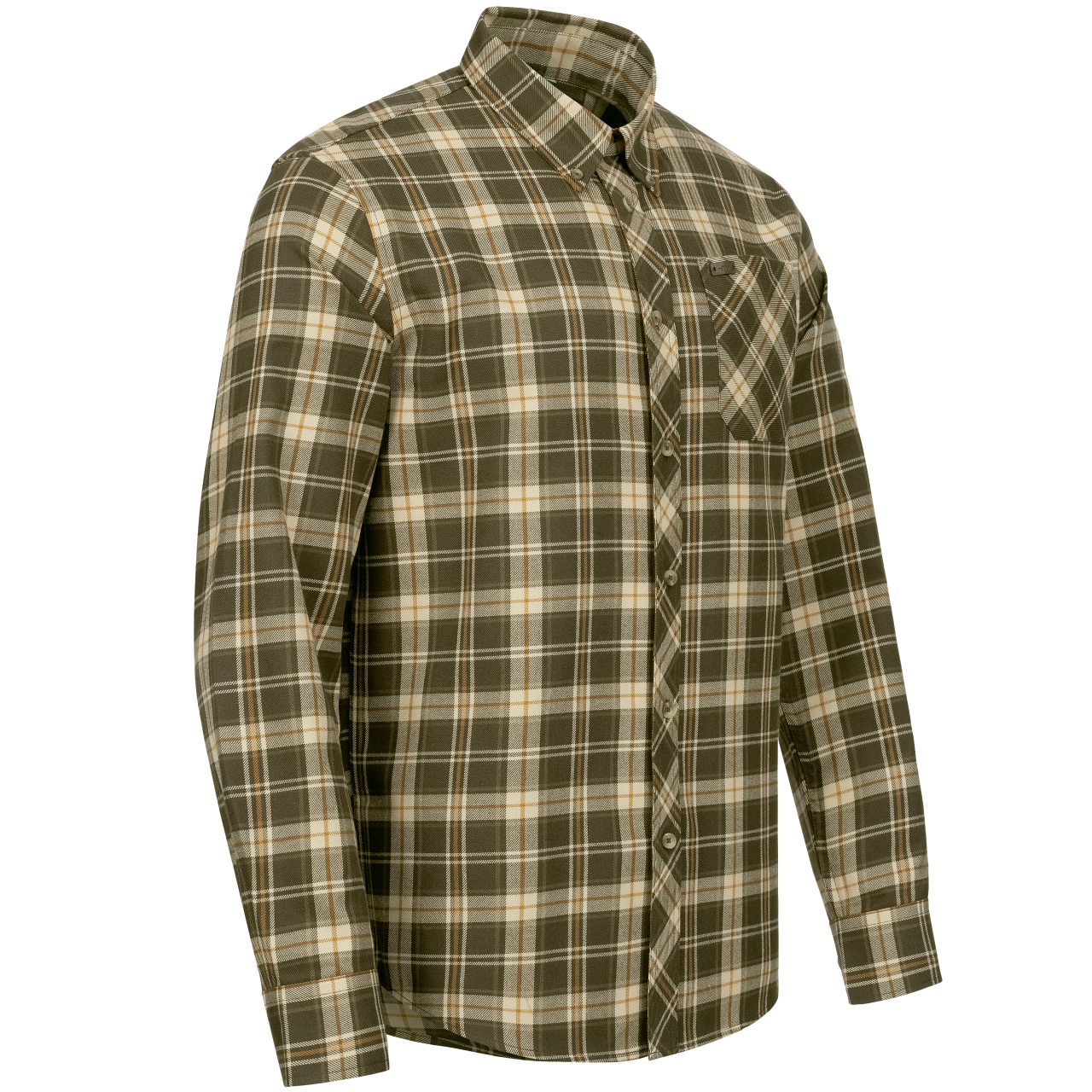 Blaser Herren Hemd Louie braun/orange karriert  