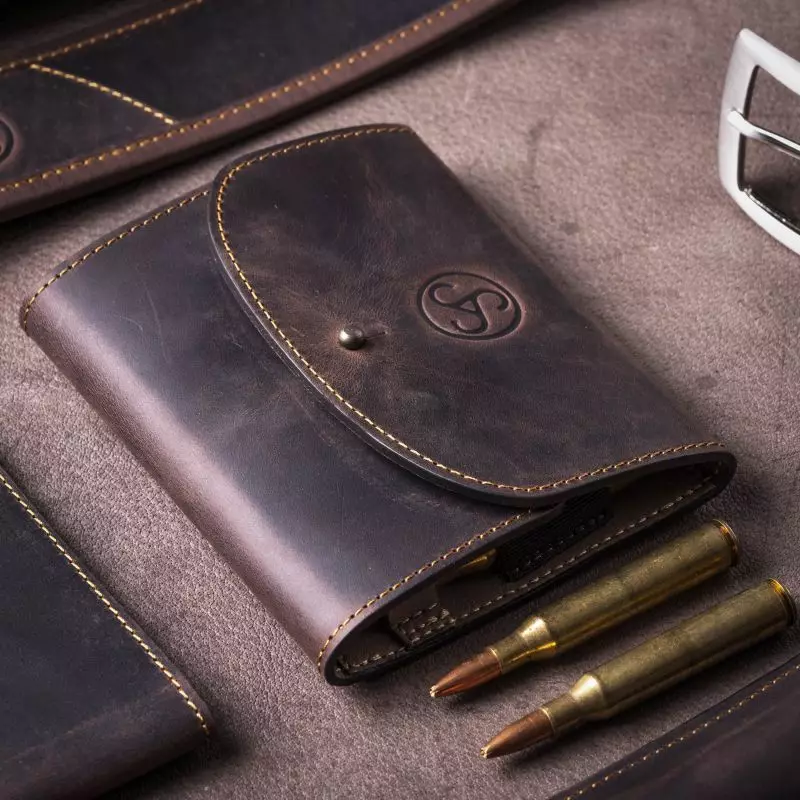 J.P. SAUER & SOHN  Patronenetui Leder 