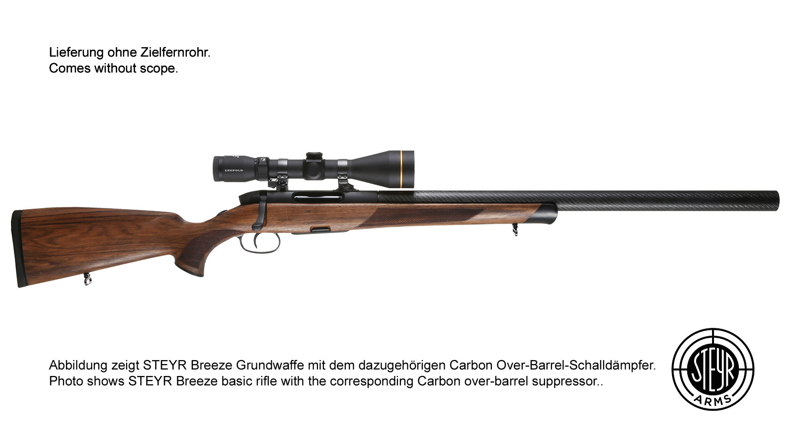 STEYR Carbon Schalldämpfer für STEYR Breeze