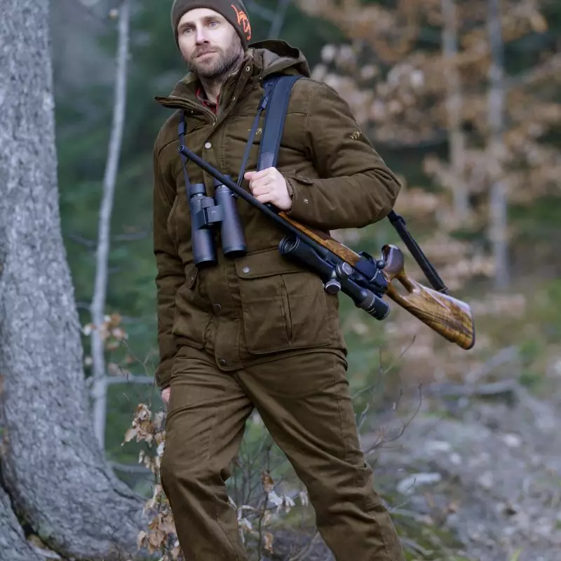 Blaser Marlon - Suede Hose - Braun