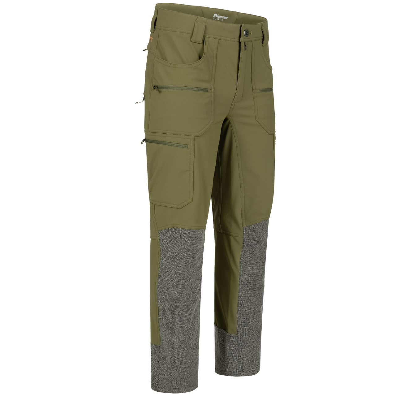 Blaser Herren Tackle Softshell Hose dunkel - oliv