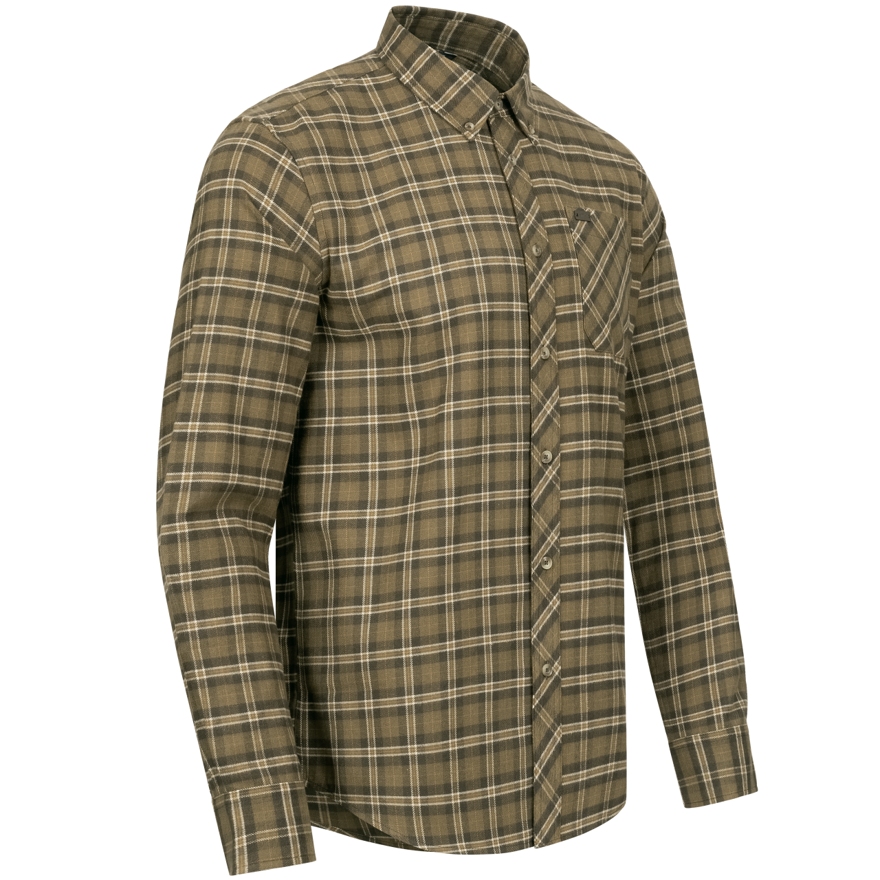 Blaser Herren Hemd Edward beige/braun kariert