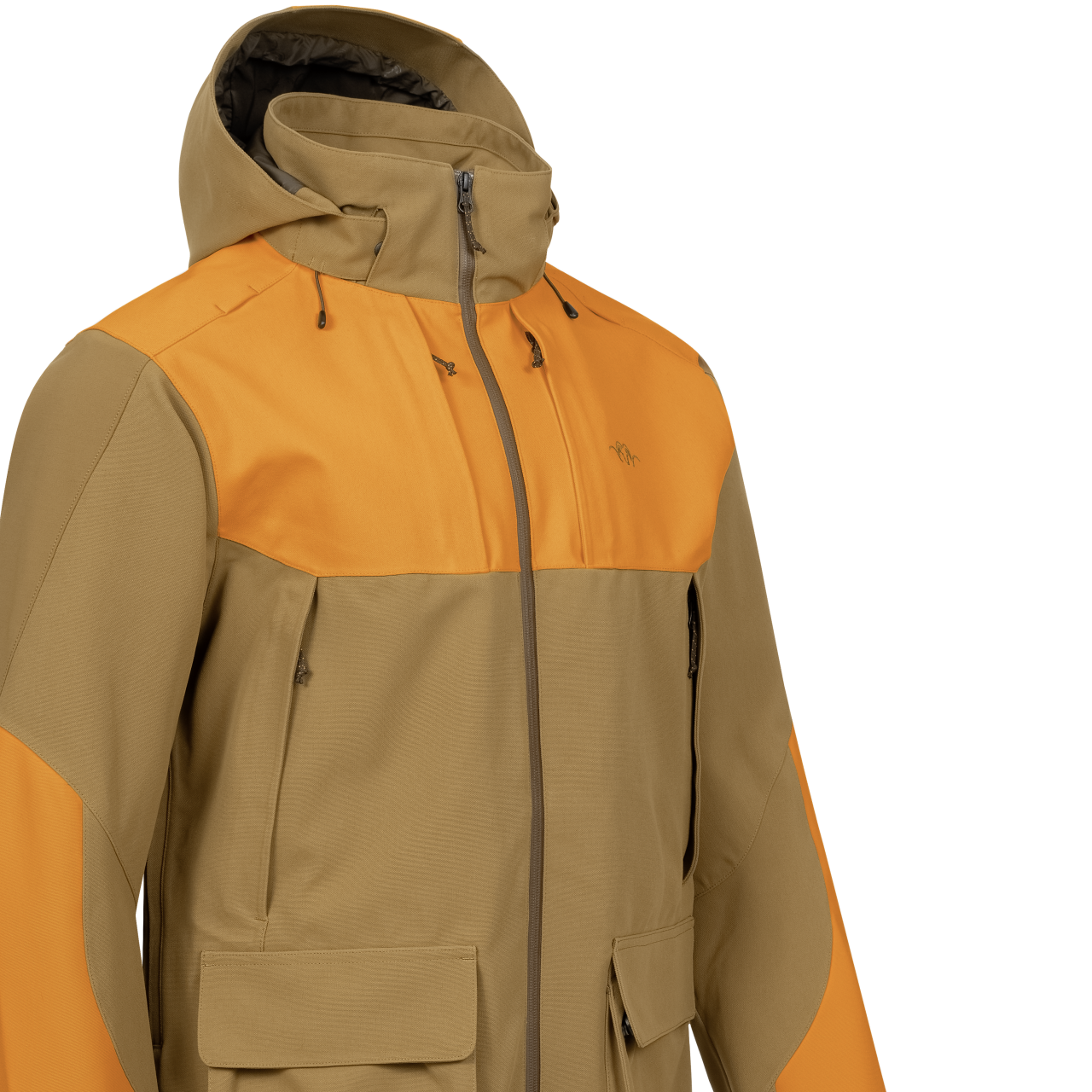 Blaser Herren Striker Jacke rubber braun / blaze orange