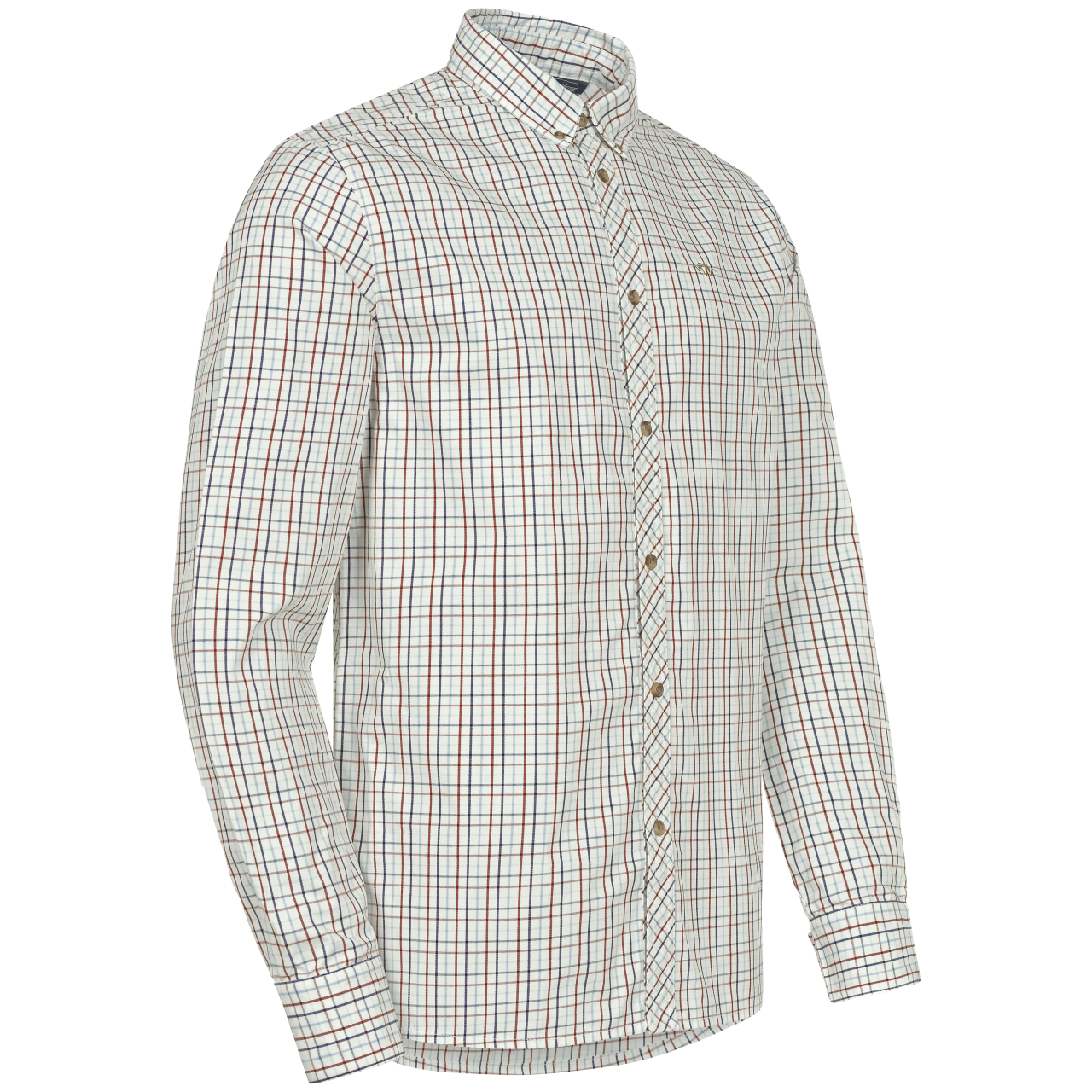 Blaser Herren Hemd Tristan 22 bordeaux/blau kariert