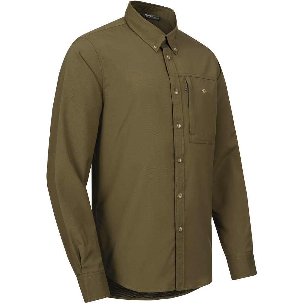 Blaser Airflow Hemd dunkel oliv