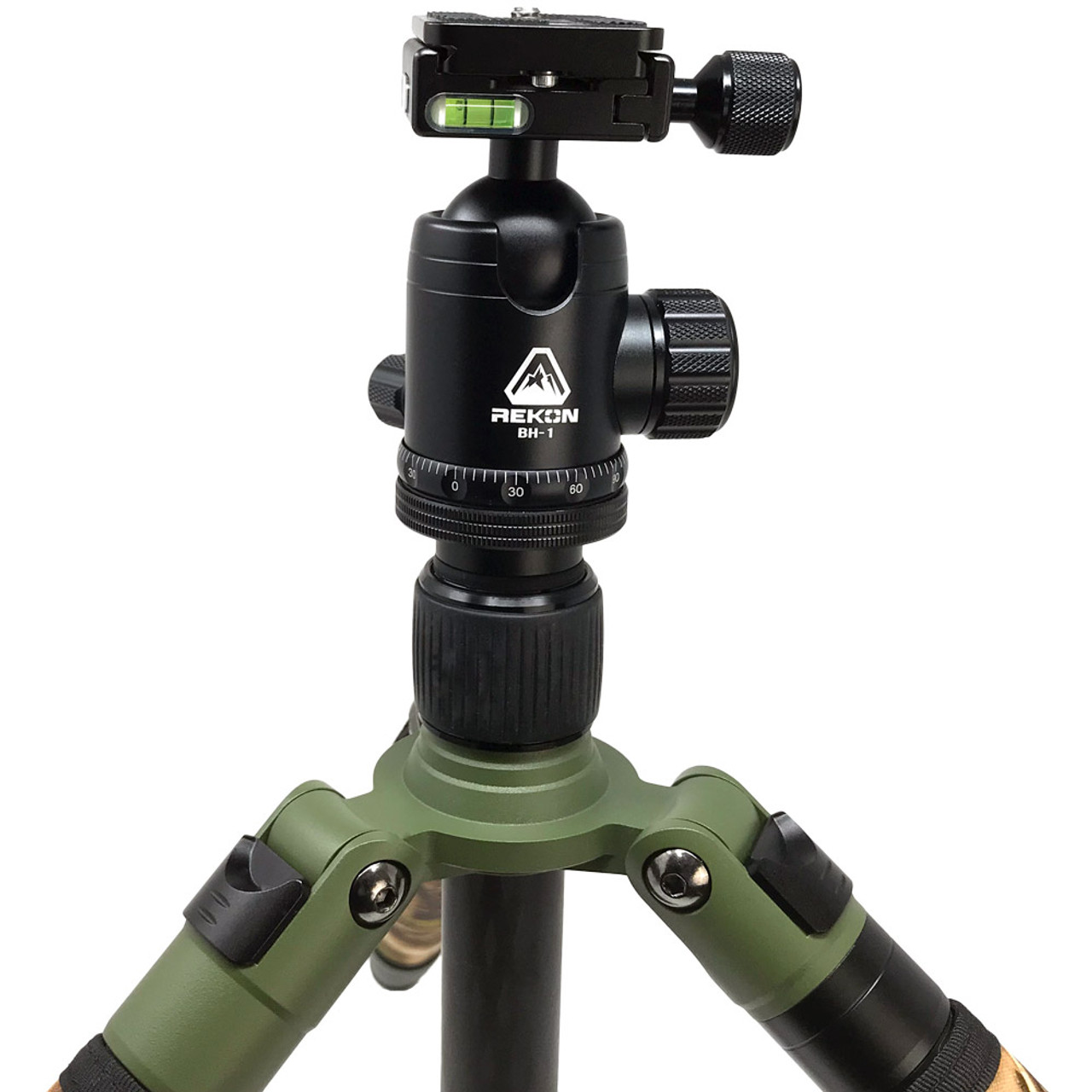 REKON CT-1 Zielstock Carbon Kohlefaser Stativ BH1 Kugelkopf RTA1 Picatinny zu Arca-Schweizer Halterung HOG Sattelhalterung Tripod